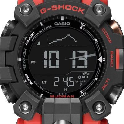 Pre-owned Casio G-shock Master Of Mudman Triple Sensor Model Gw-9500-1a4jf Watch Japan