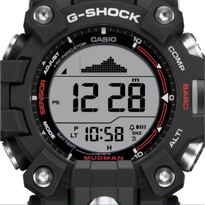 Pre-owned Casio G-shock Master Of Mudman Triple Sensor Model Gw-9500-1jf Watch Japan