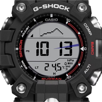Pre-owned Casio G-shock Master Of Mudman Triple Sensor Model Gw-9500-1jf Watch Japan