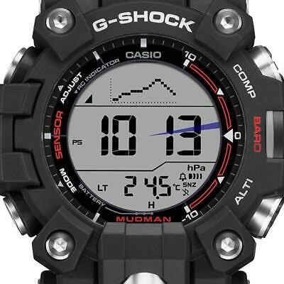 Pre-owned Casio G-shock Mudman Gw-9500-1jf Master Of Carbon Core Atomic Solar Men Watch