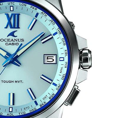 Pre-owned Casio Oceanus Ocw-t150-2ajf Solar Men's Watch Japan