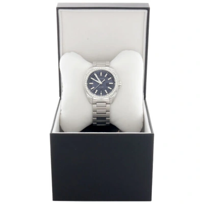 Pre-owned Gucci Mens  Gc2570 Genuine Diamond Watch Ya142303 Blue Dial 41mm | 1.82 Ct. In White