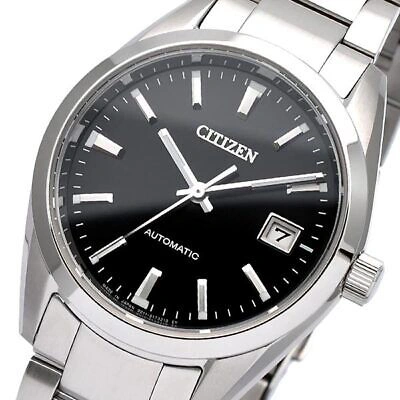 Pre-owned Citizen Nb1050-59e Collection Mechanical Black Analog Mens Watch From Japan