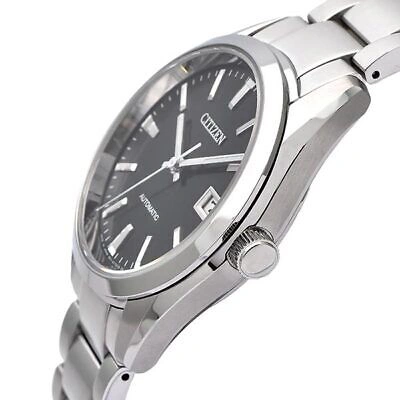 Pre-owned Citizen Nb1050-59e Collection Mechanical Black Analog Mens Watch From Japan