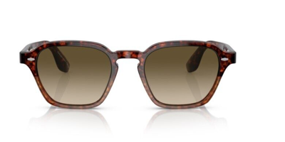 Pre-owned Oliver Peoples 0ov5499su Griffo 163885 Vintage Tortoise/chrome Olive Sunglasses In Green
