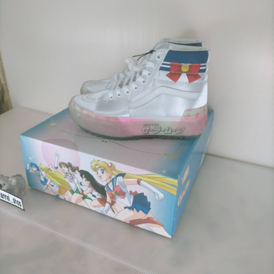 Pre-owned Vans X Sailor Moon Sk8-hi Stacked Shoes Unisex In Multicolor