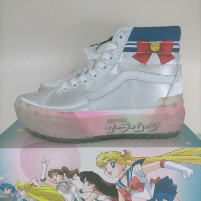 Pre-owned Vans X Sailor Moon Sk8-hi Stacked Shoes Unisex In Multicolor