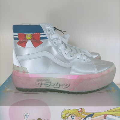 Pre-owned Vans X Sailor Moon Sk8-hi Stacked Shoes Unisex In Multicolor