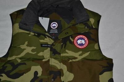 Pre-owned Canada Goose Authentic  Mens Garson Vest Classic Camo Green All Sizes Brand In Multicolor