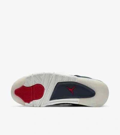 Pre-owned Jordan Nike Air  4 Retro Se Deep Ocean Sashiko Cw0898-400 Us 4-14 Brand In Multicolor