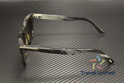 Pre-owned Tom Ford Ft1046 P 64b Horn Coloured Horn Gradient Smoke 53 Mm Men's Sunglasses In Gray
