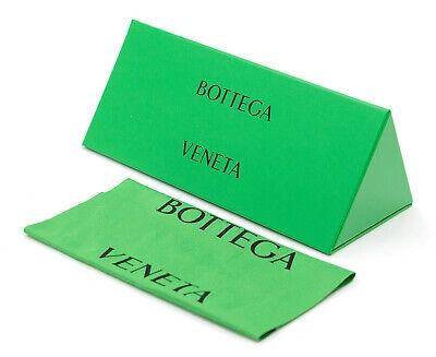 Pre-owned Bottega Veneta Cateye Sunglasses Bv1101s 001 Black/gold 53mm 1101 In Gray