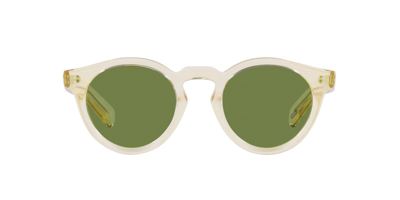 Pre-owned Oliver Peoples Avelin Ov 5541su Black/midnight Express Polar (1005p2) Sunglasses In Green