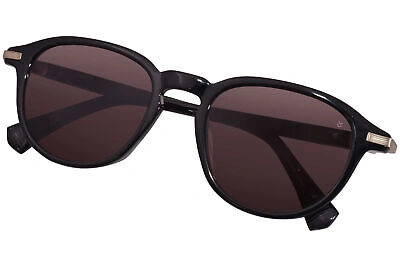 Pre-owned John Varvatos Sjv559 Sunglasses Men's Black/brown Lenses Rectangle Shape 51mm