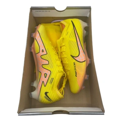 Pre-owned Nike Zoom Mercurial Vapor 15 Elite Fg Yellow Strike Dj4978-780 - Men's Size 7