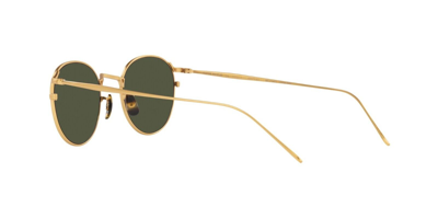 Pre-owned Oliver Peoples N.02 Sun Ov 5529su Black/carbon Grey (1731/r5) Sunglasses In Green