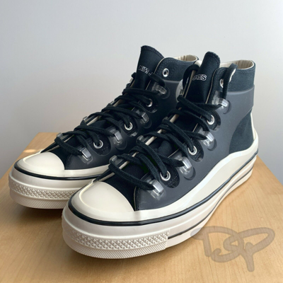 Pre-owned Converse Chuck Taylor All-star 70 Hi Kim Jones Black Men's 9 Women's Size 11 In Multicolor