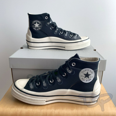Pre-owned Converse Chuck Taylor All-star 70 Hi Kim Jones Black Men's 9 Women's Size 11 In Multicolor