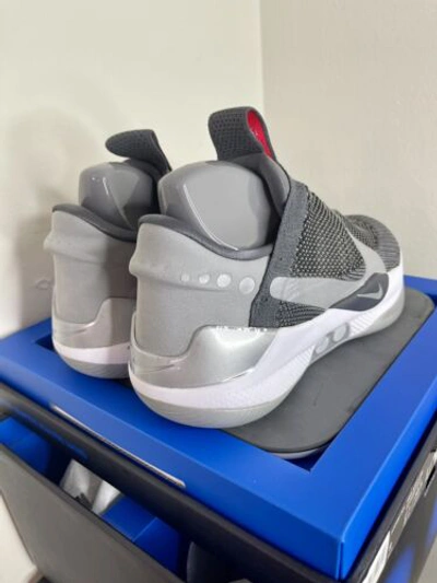 Pre-owned Nike Adapt Bb Dark Grey Future Of The Game Shoes Dark Grey Ao2582-004 Size 9 In Gray