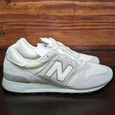 Pre-owned New Balance Balance 1300 Men's 12 Made In Usa Cloud White Grey Running Shoes M1300clw