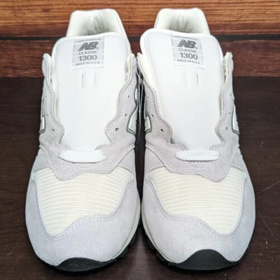 Pre-owned New Balance Balance 1300 Men's 12 Made In Usa Cloud White Grey Running Shoes M1300clw