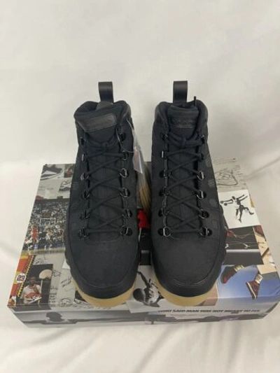 Pre-owned Jordan Nike Air  9 Ix 9s Retro Nrg Black Gum Boots Ar4491-025 Men's Size 8
