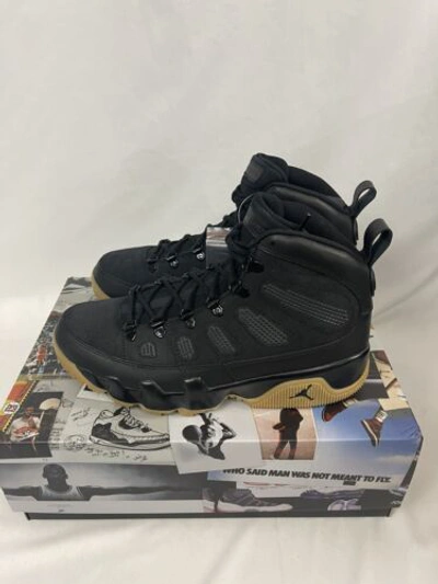 Pre-owned Jordan Nike Air  9 Ix 9s Retro Nrg Black Gum Boots Ar4491-025 Men's Size 8