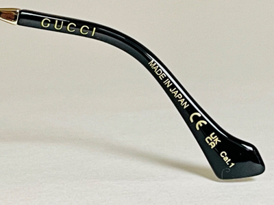 Pre-owned Gucci Authentic Unisex Oversized Mask 1096 Gold Yellow Sunglass Gg1096s 003