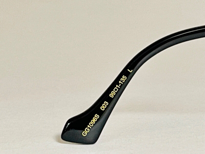 Pre-owned Gucci Authentic Unisex Oversized Mask 1096 Gold Yellow Sunglass Gg1096s 003