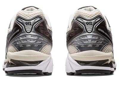 Pre-owned Asics 1201a019-108  Gel-kayano 14 Cream Black In Silver