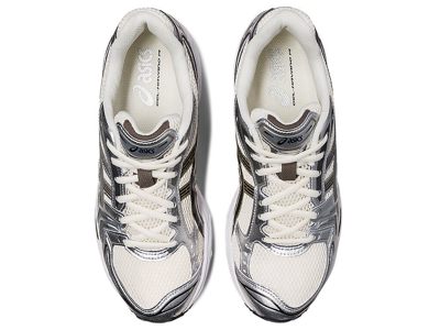 Pre-owned Asics 1201a019-108  Gel-kayano 14 Cream Black In Silver