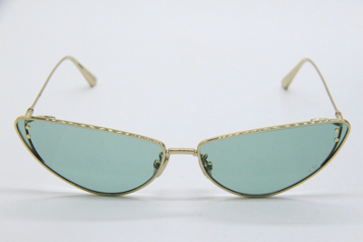 Pre-owned Dior Christian  Miss B1u B0o0 Gold Authentic Sunglasses Wcase 63-14 In Green