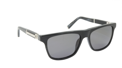 Pre-owned Zilli Sunglasses Titanium Acetate Leather Polarized France Handmade Zi 65010 C02 In Gray