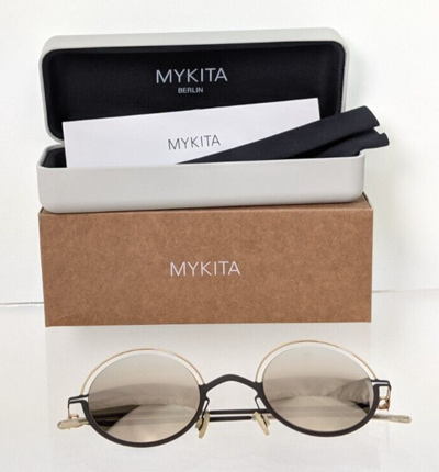 Pre-owned Mykita Brand Authentic  Decades Sun Bueno Col 290 45mm Frame In Grey /gold