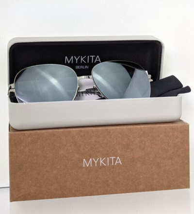 Pre-owned Mykita Brand Authentic  & Bernhard Willhelm Sunglasses Joni 039 61mm Frame In Silver