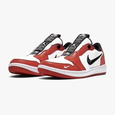 Pre-owned Jordan Nike Air  1 Retro Low Slip Chicago✅bq8462-601?reflective?ships Fast In Red