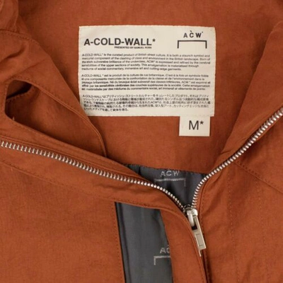 Pre-owned A-cold-wall* A-cold-wall Rust Cut-out Jacket Size M $1805