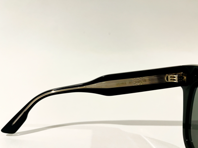 Pre-owned Gucci Black Unisex Square Diamond 1082 Unisex Chunky Bold Gg1082s Sunglasses 001 In Gray