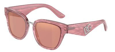 Pre-owned Dolce & Gabbana Dg 4437 Fleur Pink/ Pink 51/20/145 Women Sunglasses