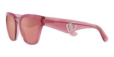 Pre-owned Dolce & Gabbana Dg 4437 Fleur Pink/ Pink 51/20/145 Women Sunglasses