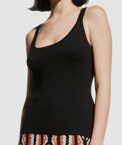 Pre-owned Gabriela Hearst $675  Women's Black "rozi" Scoop-neck Cashmere Tank Top Size L