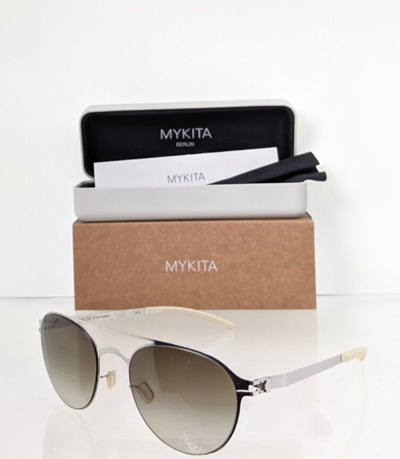 Pre-owned Mykita Brand Authentic  No. 1 Sun Reginald Sunglasses Col 051 49mm In Brown