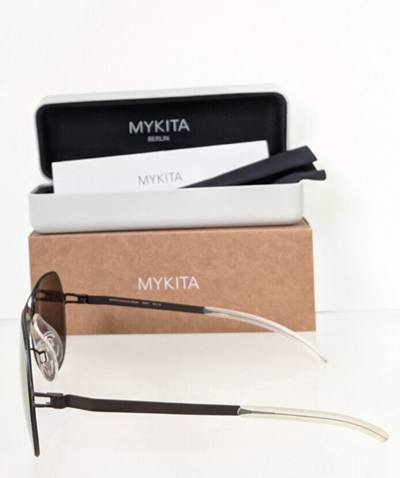 Pre-owned Mykita Brand Authentic  & Bernhard Willhelm Sunglasses Beppo 293 59mm Frame In Grey Base With Flash Gold Mirror