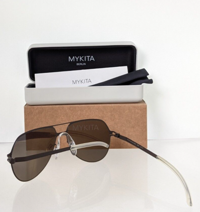 Pre-owned Mykita Brand Authentic  & Bernhard Willhelm Sunglasses Beppo 293 59mm Frame In Grey Base With Flash Gold Mirror