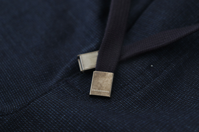 Pre-owned Dolce & Gabbana Pants Blue Mens Sport Cotton Sweatpants It46 / W32 / S Rrp $700