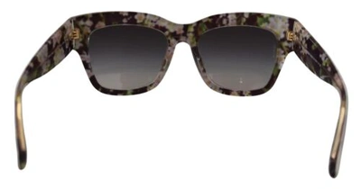 Pre-owned Dolce & Gabbana Dolce&gabbana Dg 4231f Women Multicolor Sunglasses Acetate Floral Print Eyewears In Black