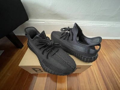 Pre-owned Adidas Originals Size 9 - Adidas Yeezy Boost 350 V2 Low Onyx In Gray
