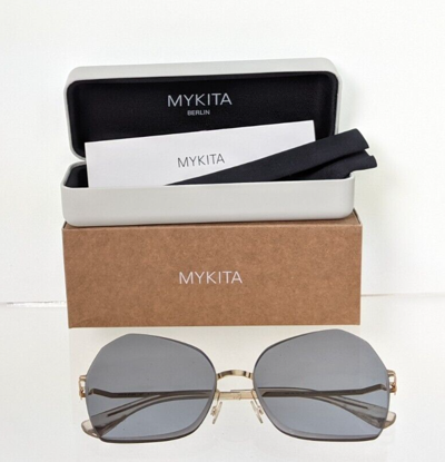 Pre-owned Mykita Brand Authentic  Studio 10.1 Col. 342 Gold 61mm Frame In Gray