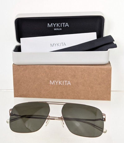 Pre-owned Mykita Brand Authentic  Raidon Col. 252 57mm Brown Frame In Gray