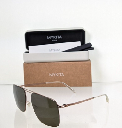 Pre-owned Mykita Brand Authentic  Raidon Col. 252 57mm Brown Frame In Gray